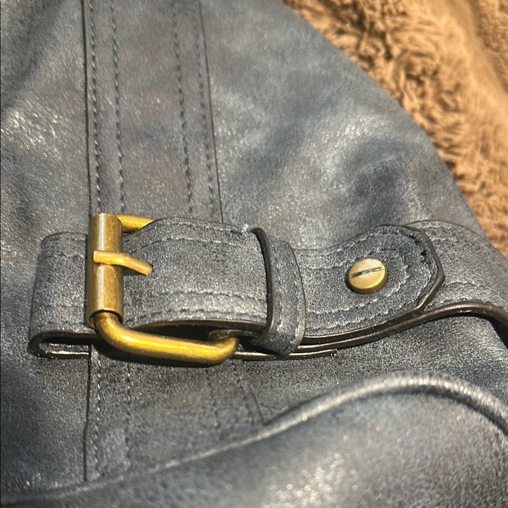 Monicci-Blue Women's Bag & matching Wallet - Picture 2 of 10
